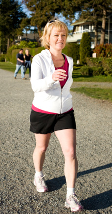 you must combine diet with walking off the pounds
